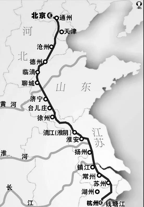 京杭大运河分段图片